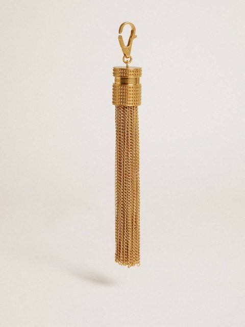 Bag Accessories Golden Goose Women Antique Gold Tassel-Shaped Charm In Antique Gold-Colored Brass