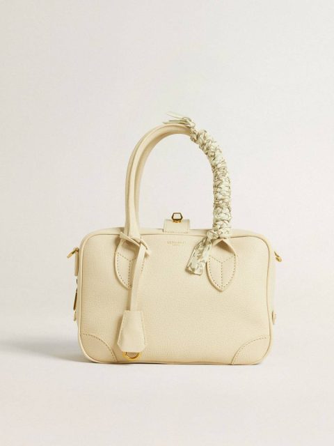 Bag Accessories Women Golden Goose Butter-Colored Braided Fabric Charm With Brass Chain - Image 3