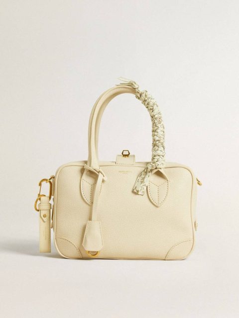 Bag Accessories Women Golden Goose Butter-Colored Braided Fabric Charm With Brass Chain - Image 4