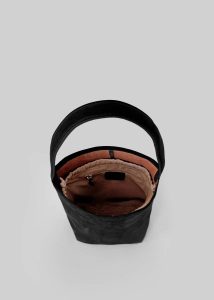 Bags Black Women Royso Suede Bucket Bag - Black The Frankie Shop - Image 4