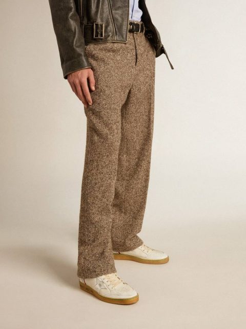 Ball Star Ball Star In Nappa And Mesh With Silver Metallic Leather Star Golden Goose Men - Image 3