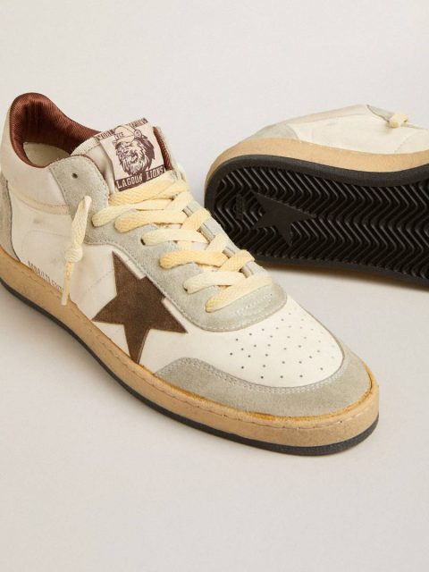 Ball Star Men Golden Goose Ball Star Ltd In Nappa And Nylon With Suede Star And Inserts - Image 2