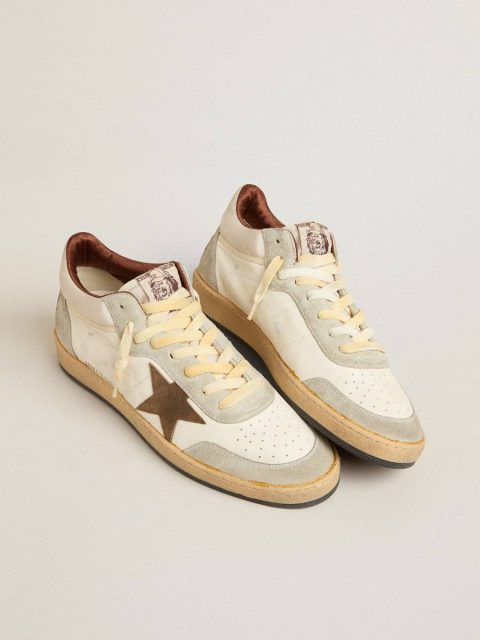 Ball Star Men Golden Goose Ball Star Ltd In Nappa And Nylon With Suede Star And Inserts - Image 3
