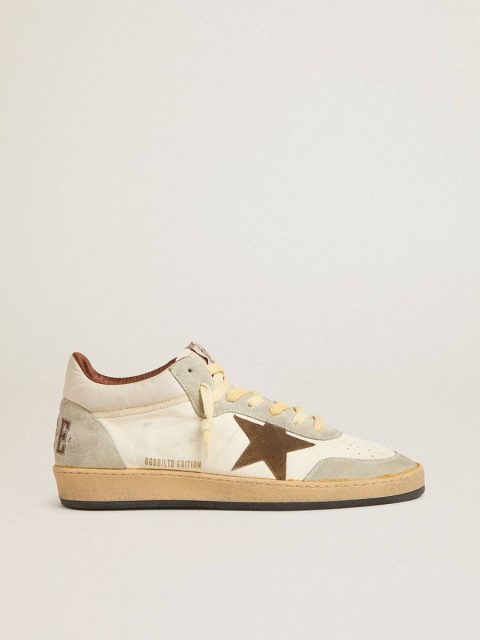 Ball Star Men Golden Goose Ball Star Ltd In Nappa And Nylon With Suede Star And Inserts