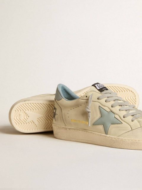Ball Star Men Men's Ball Star Ltd With Light Blue Plastic Star And Leather Heel Tab Golden Goose - Image 3