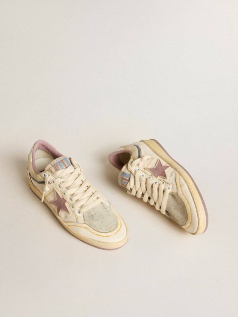 Ball Star Women's Ball Star In Nappa Leather With Mauve Tpu Star And Leather Heel Tab Women Golden Goose - Image 2