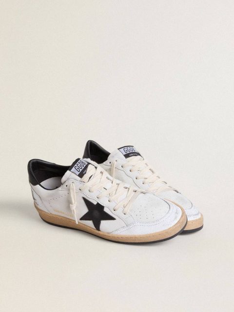 Ball Star Women's Ball Star In Nappa With Black Star And Black Heel Tab Golden Goose Women - Image 2