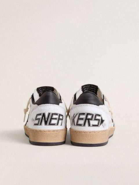 Ball Star Women's Ball Star In Nappa With Black Star And Black Heel Tab Golden Goose Women - Image 4