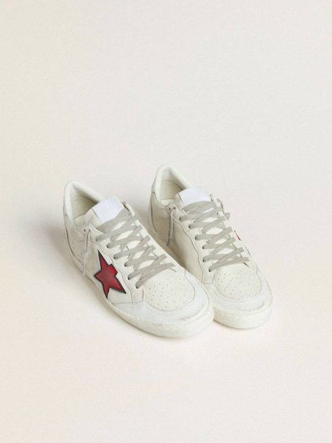 Ball Star Women’s Ball Star Ltd With Red Star And Silver Heel Tab Women Golden Goose - Image 2