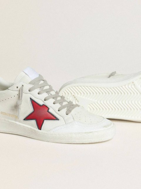 Ball Star Women’s Ball Star Ltd With Red Star And Silver Heel Tab Women Golden Goose - Image 3