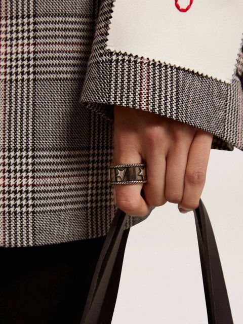 Band Ring In Antique Silver Color Jewelry Antique Silver Women Golden Goose - Image 2