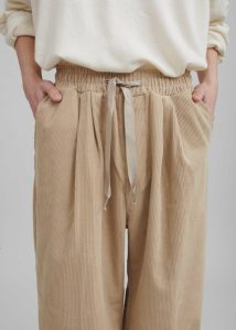 Beige Bottoms The Frankie Shop Men Brixton Corduroy Joggers - Beige - Image 3