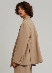 Beige Outerwear Men The Frankie Shop Beo Blazer - Latte - Image 2