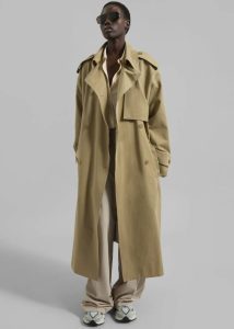 Beige Outerwear Women The Frankie Shop Nabesna Trench Coat - Beige