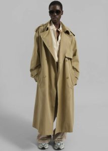 Beige Outerwear Women The Frankie Shop Nabesna Trench Coat - Beige - Image 4
