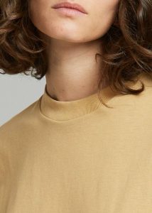 Beige The Frankie Shop Evora Tee - Sahara Tops Men - Image 5