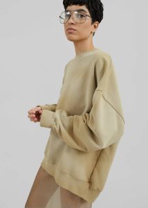 Beige Tops The Frankie Shop Hart Tie Dye Sweatshirt - Beige Men