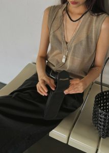 Beige Women Fern Vest - Beige The Frankie Shop Knitwear - Image 3