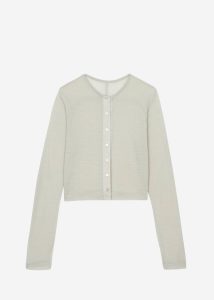 Beige Women Vinni Thin Wool Cardigan - Light Beige The Frankie Shop Knitwear - Image 4