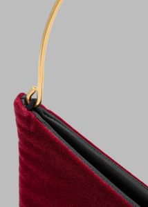 Bevza Grain Clutch - Burgundy Red Women The Frankie Shop Bags - Image 3