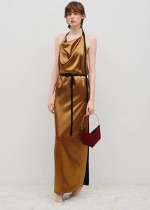Bevza Grain Clutch - Burgundy Red Women The Frankie Shop Bags - Image 4