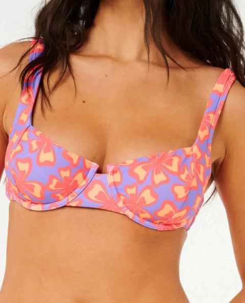 Bikini Bottoms Rip Curl Women Neon Isles Full Bikini Bottom Pant - Image 5