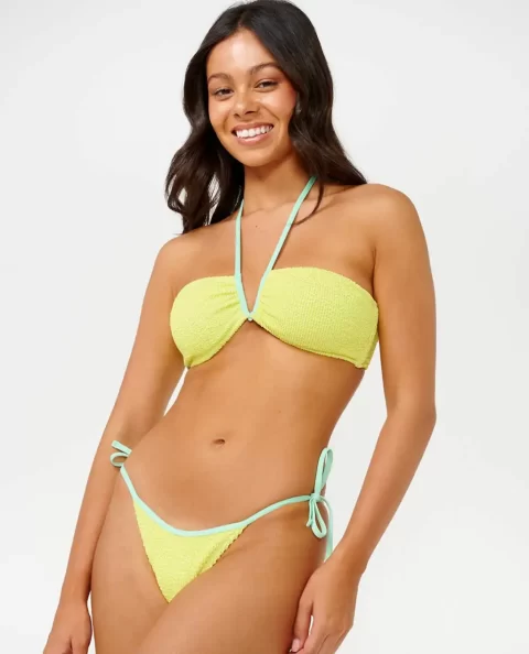 Bikini Bottoms Sunny Side Tie Side Cheeky Coverage Bikini Bottom Rip Curl Women