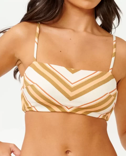Bikini Tops Catalina Stripe Bandeau Bikini Top Rip Curl Women - Image 5