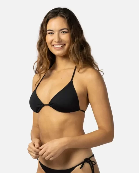 Bikini Tops Rip Curl Women Classic Surf Sliding Triangle Bikini Top - Image 3