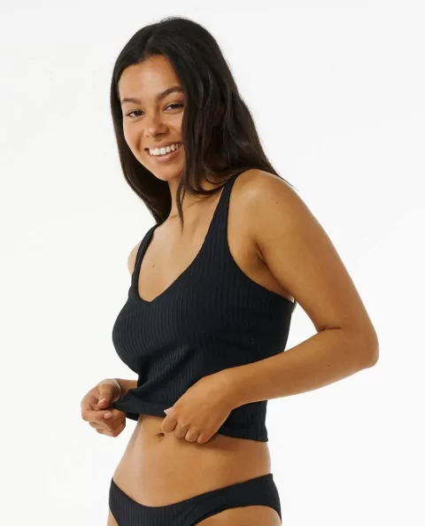 Bikini Tops Rip Curl Women Premium Surf Tankini Bikini Top - Image 2
