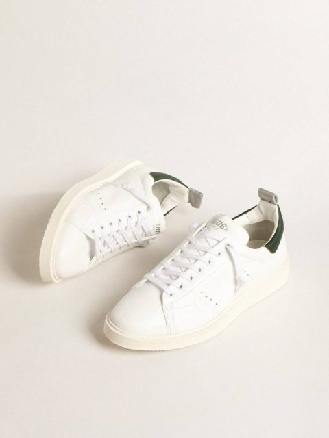 Bio-Based Starter With Green Leather Heel Tab Starter Men Golden Goose - Image 2