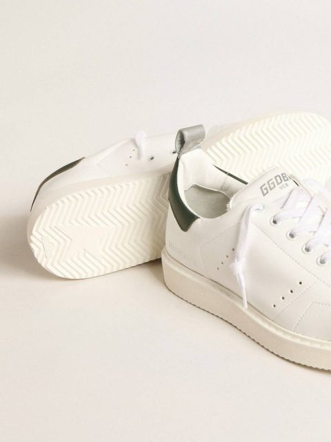 Bio-Based Starter With Green Leather Heel Tab Starter Men Golden Goose - Image 3