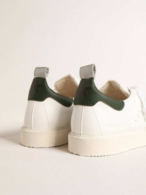 Bio-Based Starter With Green Leather Heel Tab Starter Men Golden Goose - Image 4