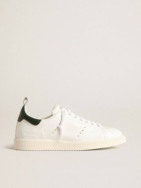 Bio-Based Starter With Green Leather Heel Tab Starter Men Golden Goose
