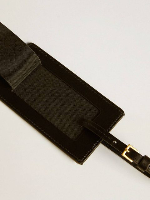 Black Bag Accessories Golden Goose Women Black Luggage Tag - Image 3