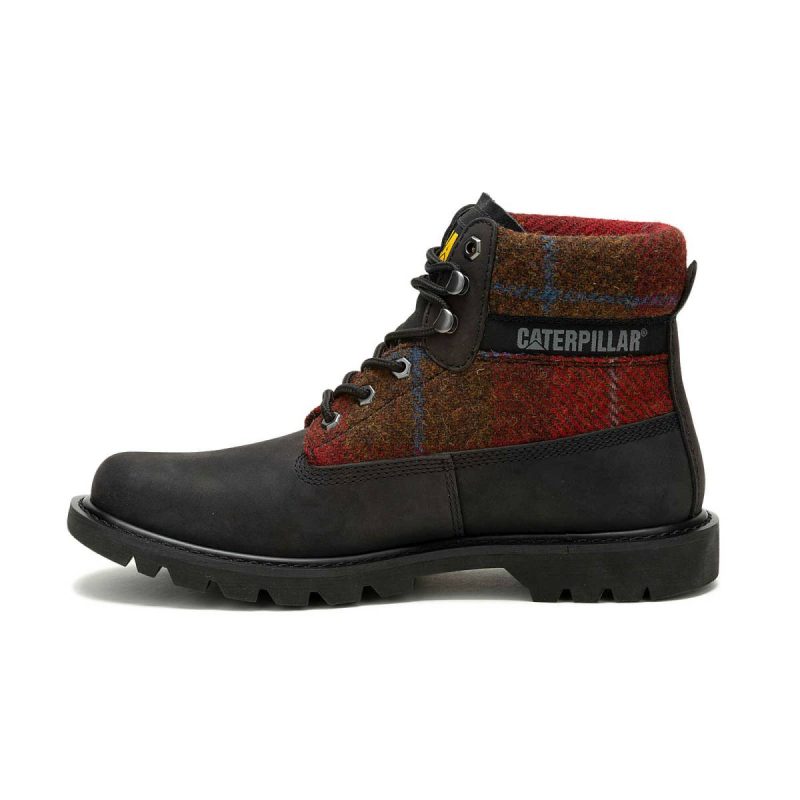 Black Boots Unisex Colorado 2.0 Harris Tweed Boot Cat Unisex - Image 4