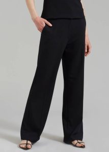 Black Bottoms Kit Trousers - Black Women The Frankie Shop - Image 3