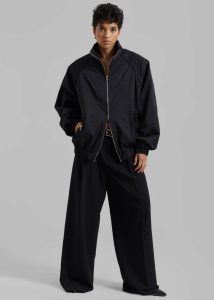 Black Carlisle Light Jacket - Black Outerwear Women The Frankie Shop - Image 3