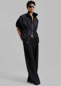 Black Carlisle Light Jacket - Black Outerwear Women The Frankie Shop - Image 4