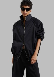 Black Carlisle Light Jacket - Black Outerwear Women The Frankie Shop - Image 5