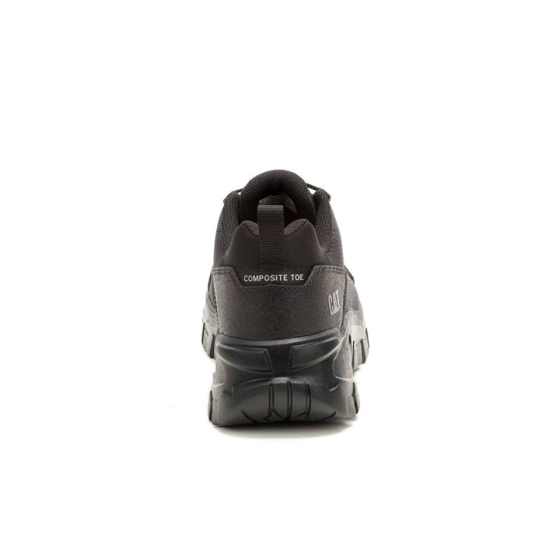 Black Cat Men Invader Sport Lo Mesh Composite Toe Work Shoe Shoes - Image 5