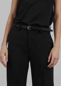 Black Katie Flared Pants - Black Women The Frankie Shop Bottoms - Image 3