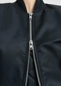 Black Mati Cropped Padded Bomber - Black The Frankie Shop Women Outerwear - Image 5