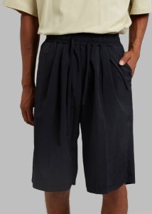 Black Men The Frankie Shop Kabo Tracksuit Shorts - Black Bottoms - Image 2