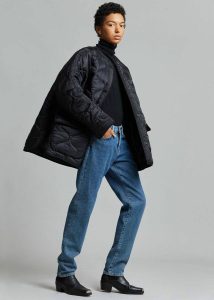 Black Teddy Quilted Jacket - Black The Frankie Shop Women Outerwear - Image 2