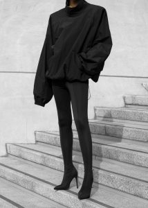 Black The Frankie Shop Doyle Mockneck Anorak - Black Women Outerwear