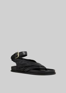 Black Women A.emery Mantei Sandals - Black The Frankie Shop Sandals - Image 4