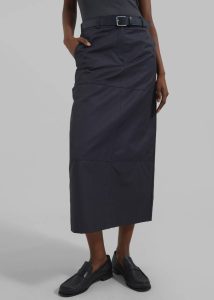 Blue Bottoms Dara Midi Skirt - Navy The Frankie Shop Women - Image 2