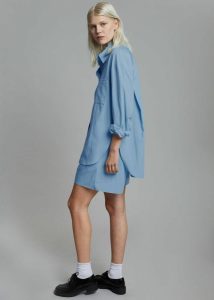 Blue Lui Organic Cotton Shirt - Blue Women Tops The Frankie Shop - Image 2
