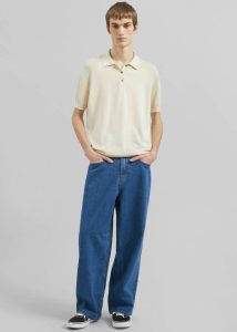 Blue Men Bottoms The Frankie Shop Connor Jeans - Medium Wash - Image 2